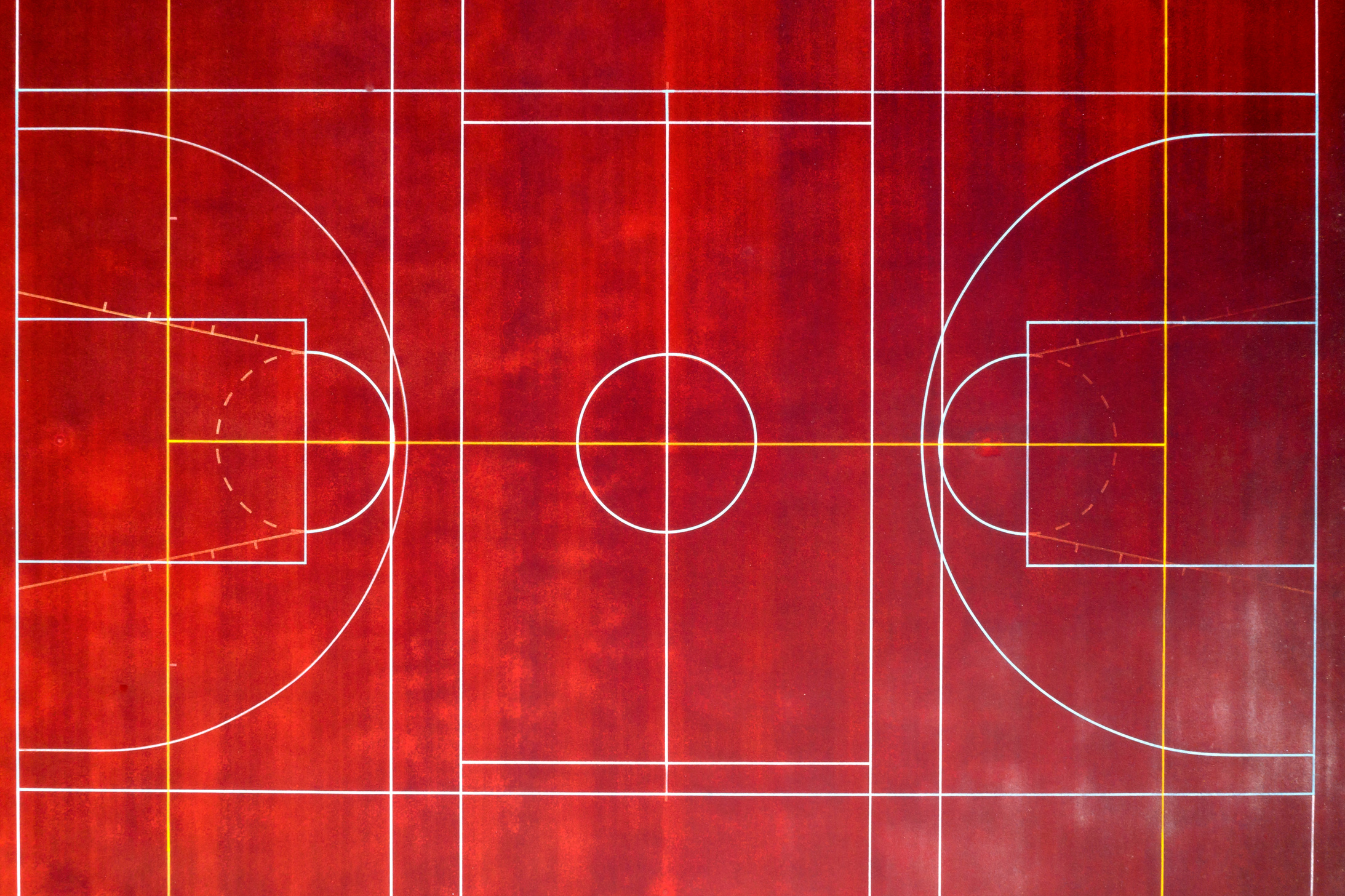 Basketball and Handball Field from Above